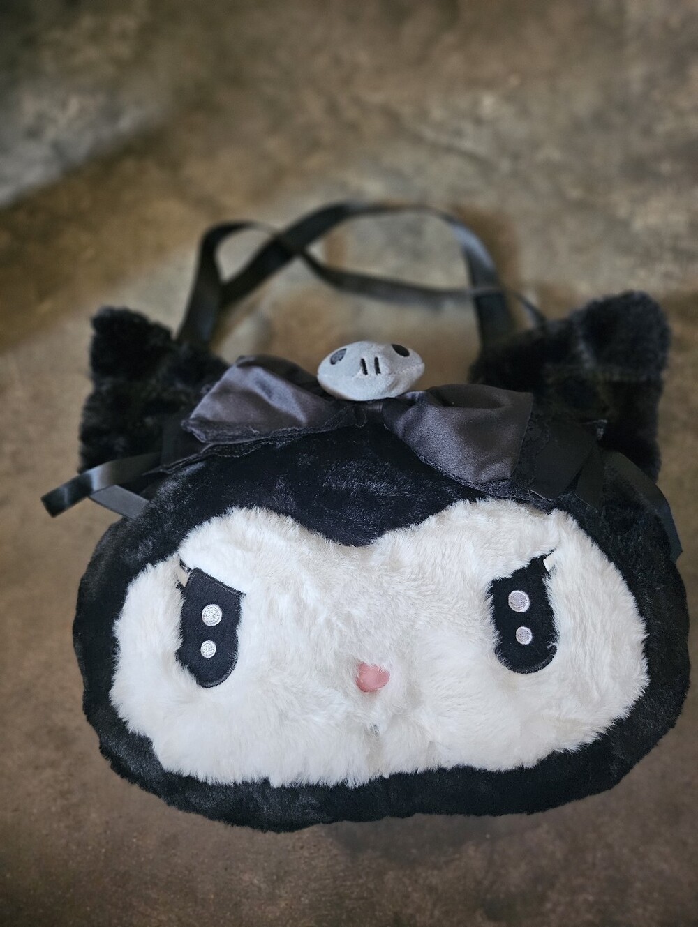 Kuromi Sanrio Face Tote Bag Midnight Melokuro Special My Melody Anime 2025
